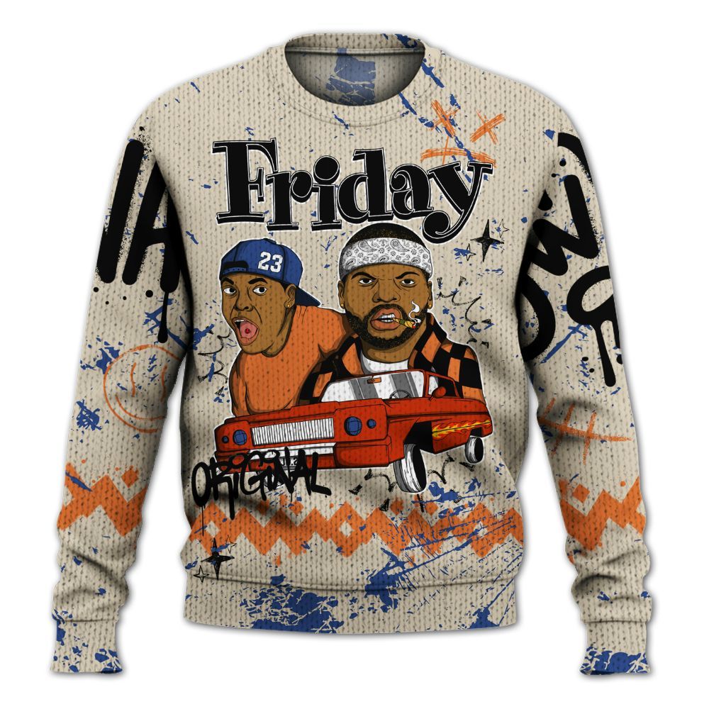 Knitted Sweater To Match Air Max 90 Rattan Birch - Friday Sneaker Crayon