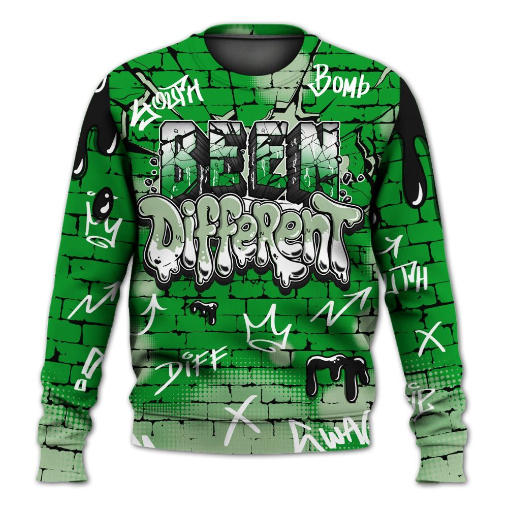 Sweatshirt To Match Green Spark CJ1 T-Rex - Been Different All Over Print