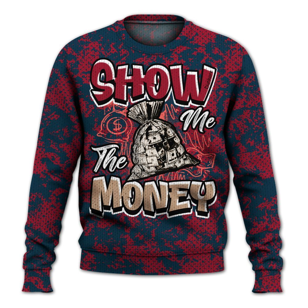 Knitted Sweater To Match Mid Multi Color 2022 1s - Show Me The Money Retro