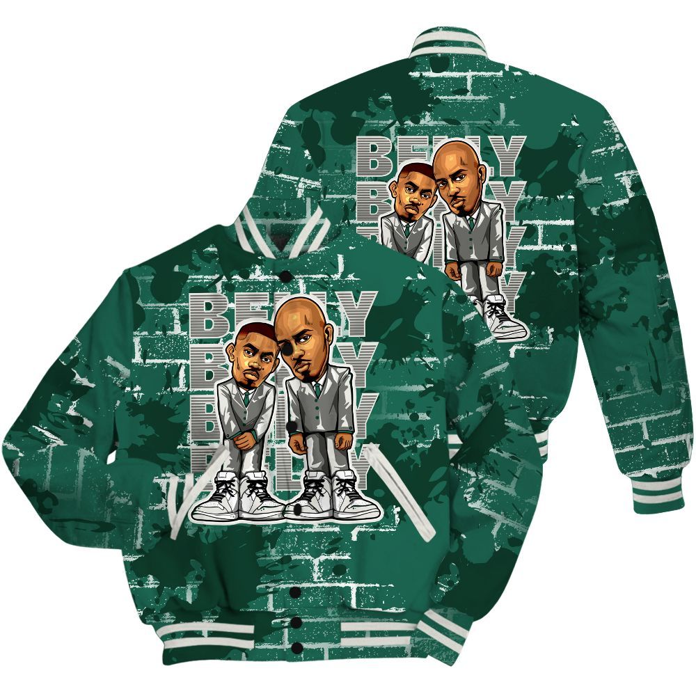 Varsity Jacket To Match Oxidized Green 4s Shirt - Belly Sneakers Graphic Halloween All Over Print