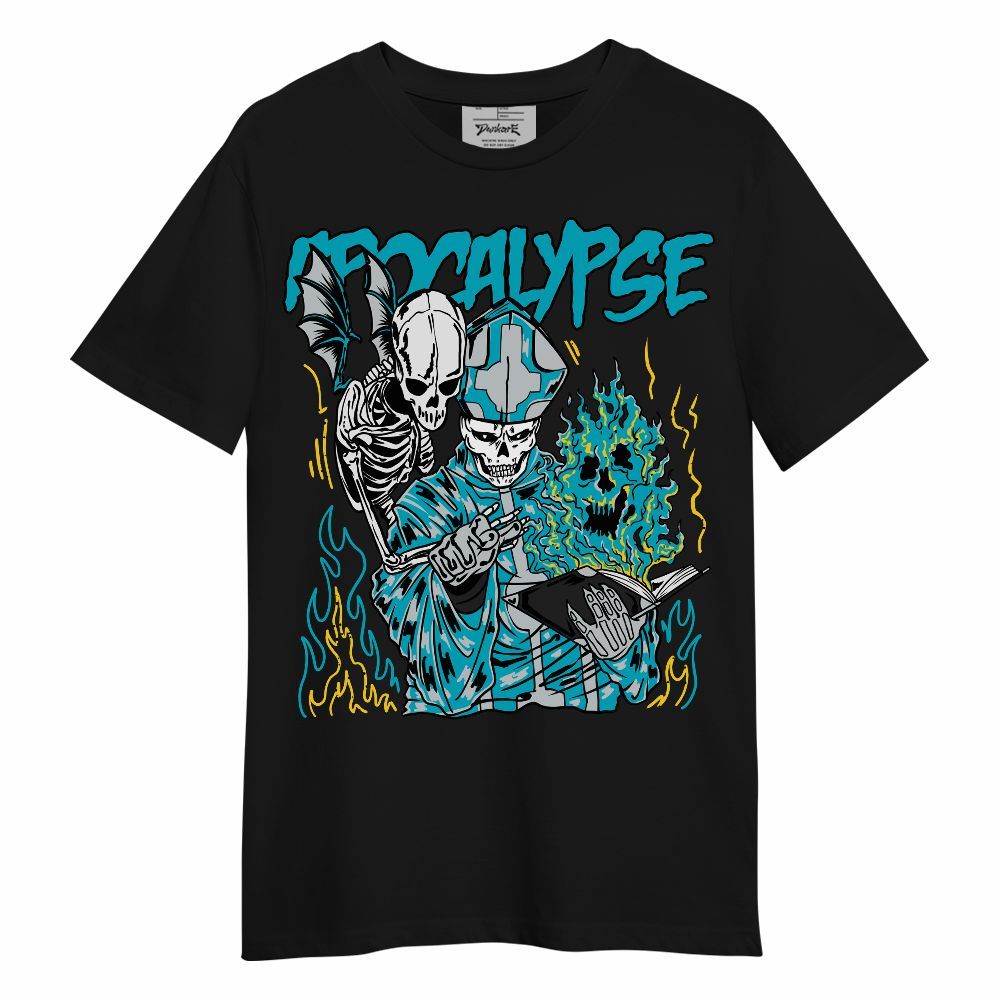 Shirt To Match Retro Aqua 5s - Apocalypse Skeleton Unisex Shirt