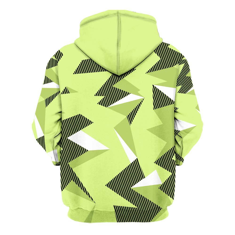Hoodie To Match Air Max SNDR Volt - Geometric Camouflage Pattern All Over Print