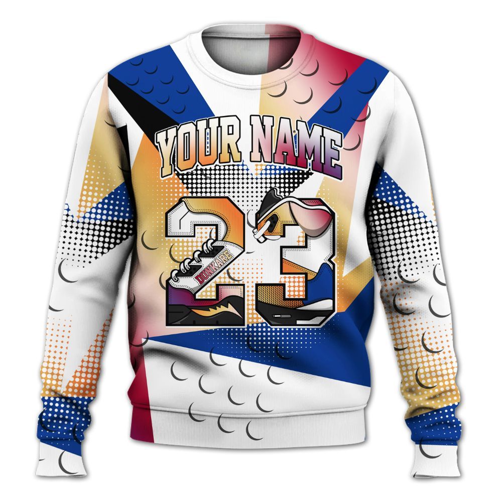 Sweatshirt To Match Air Griffey Max Los Angeles 1s - Poly Custom Name Number 23 5s All Over Print