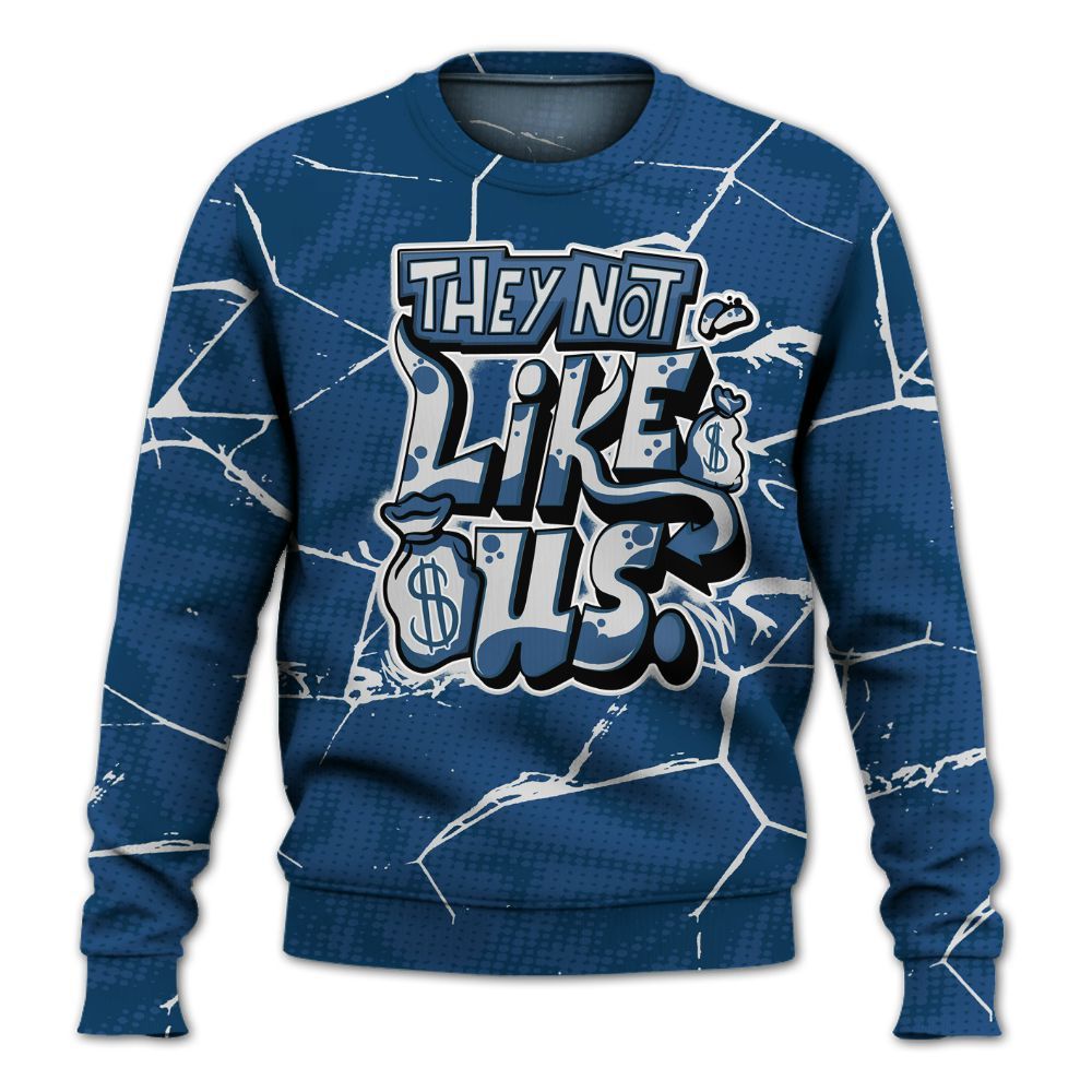 Sweatshirt To Match High OG Midnight Navy 1s - Dislike Us Graphic All Over Print