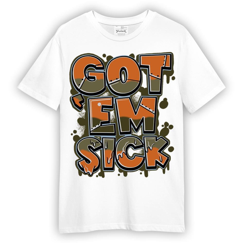 Shirt To Match Olive 5s - Gotten 'Em Sick Graphic Shirt Unisex