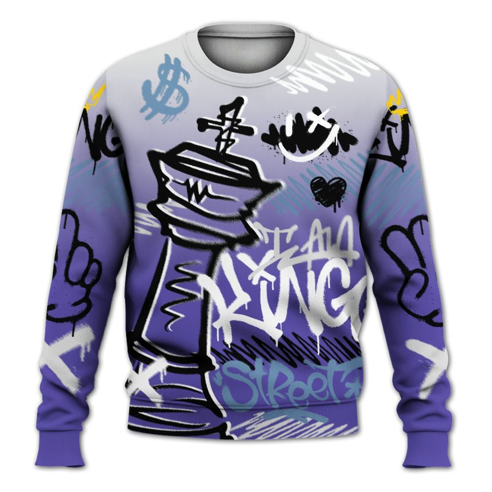 Sweatshirt To Match Retro Concord 5s - Street King Chess Streetwear All Over Print