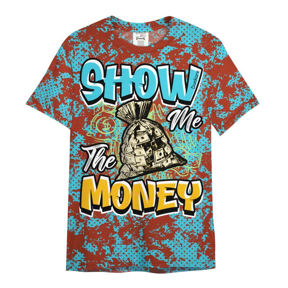 Shirt To Match SB Dunk Di'Orr Greenwood - Show Me The Money Retro All Over Print