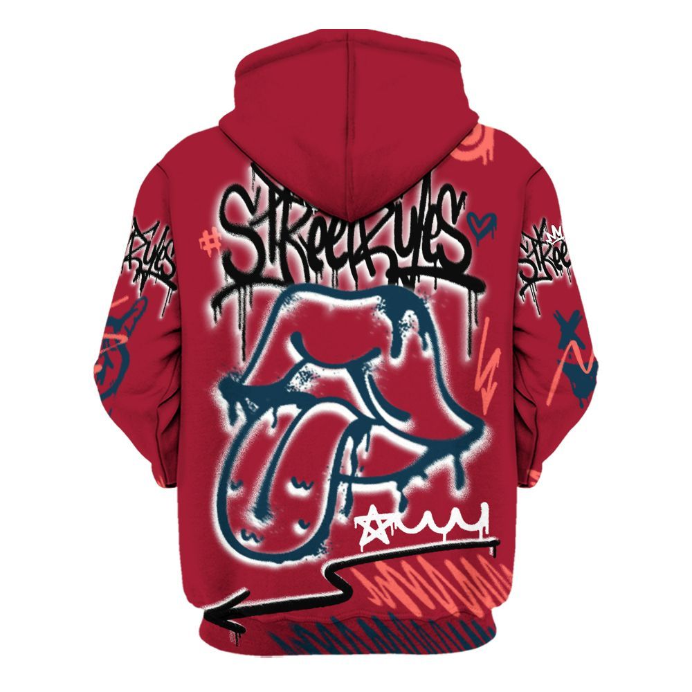 Hoodie To Match Mid Multi Color 2022 1s - Break Rules Streetwear All Over Print