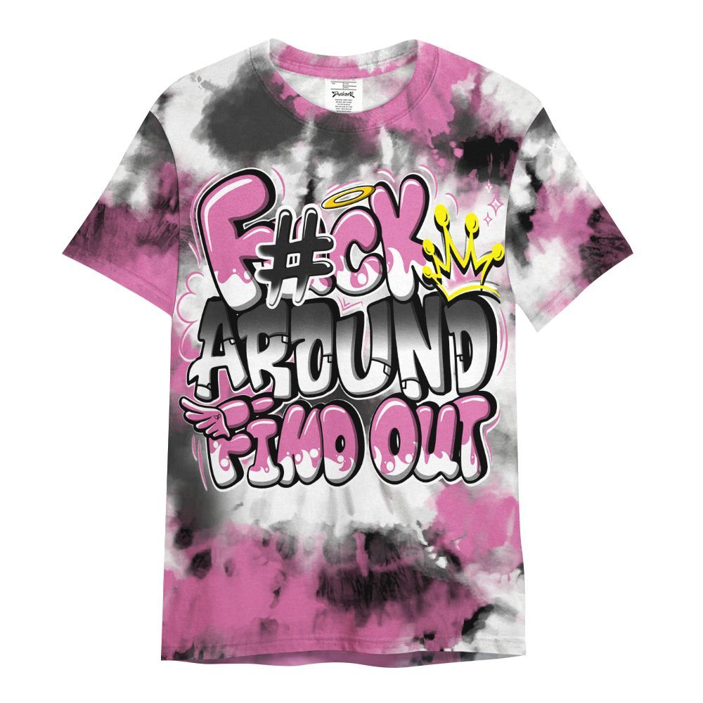 Shirt To Match Air Force 1 ParaNoise 3.0 - Tie Dye FK Around Find Out All Over Print