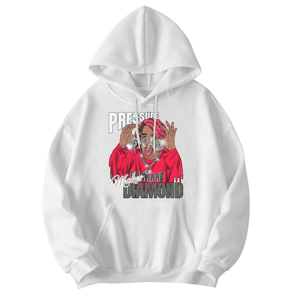 Sweatshirt To Match Retro Fire Red 3s - Pressures Makes Sweatshirt To Match Graphic