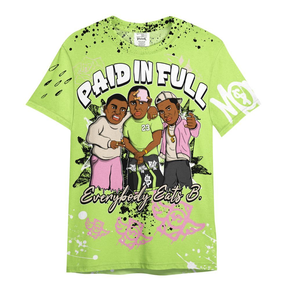 Shirt To Match Jack Black Night Silver - Everybody Paid In Full Crayon All Over Print