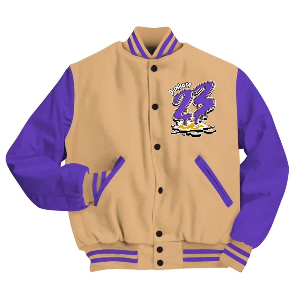 Varsity Jacket To Match SE Afrobeats 7s - Custom Name 23 Drip All Over Print