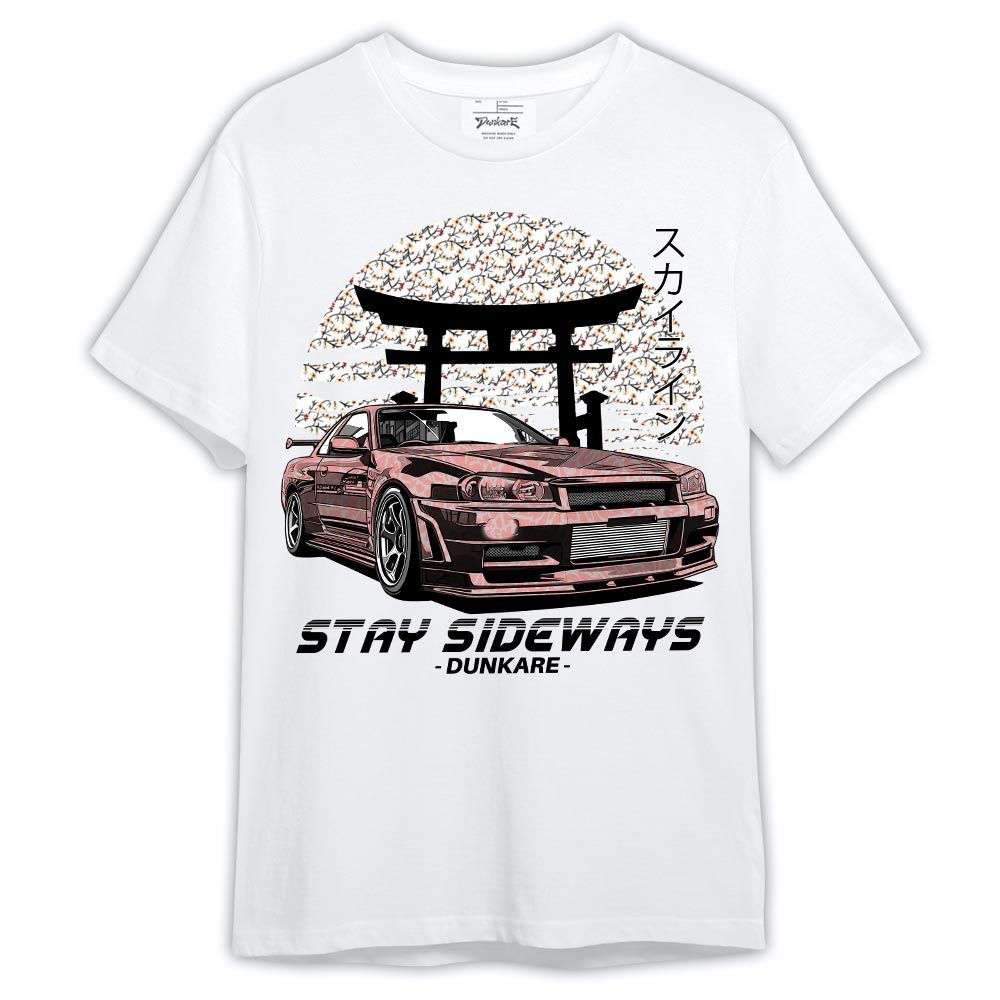 Shirt To Match Shirt Stay Sideways, Red Stardust 3s T-- To Match Sneaker Red Stardust 3s Graphic Tee 2404 LTRP