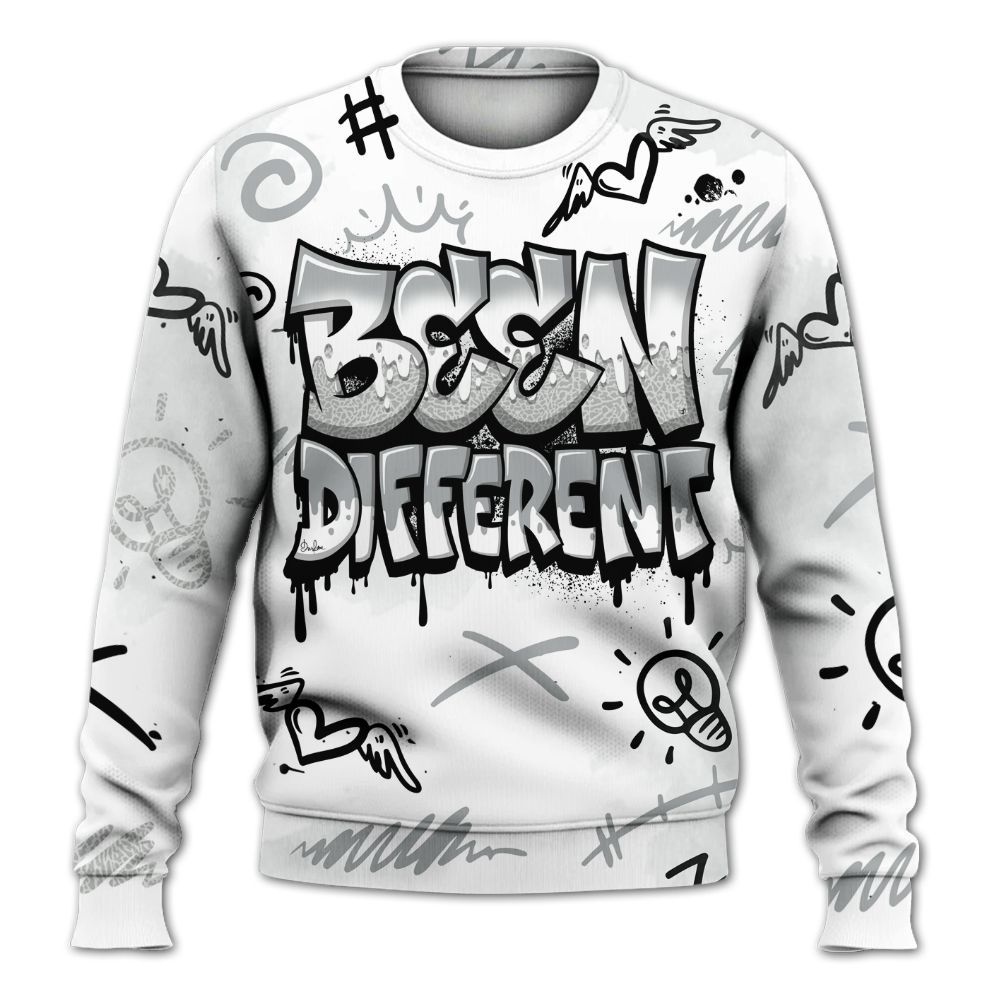 Sweatshirt To Match Retro Pure Money 3s - Drip Been Di2ferent All Over Print