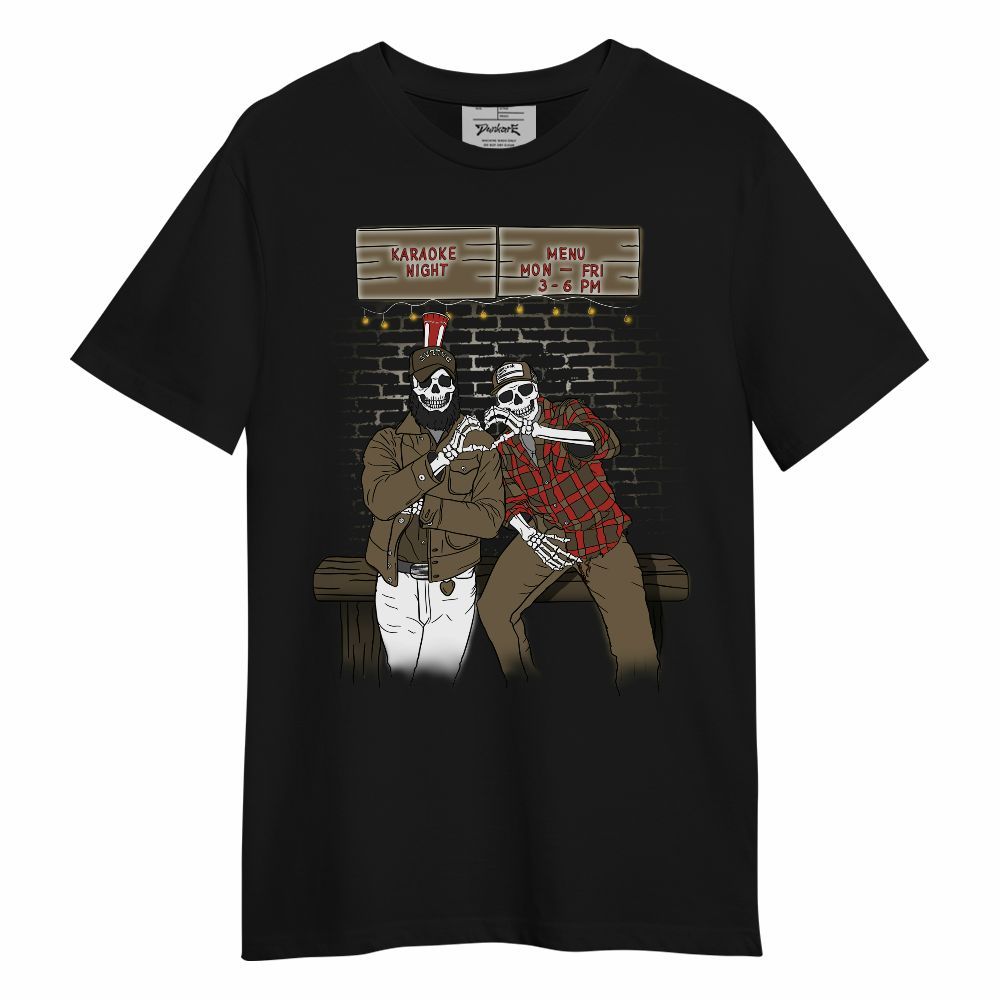 Shirt To Match Olive 9s - Skeleton Help Friendship Unisex Shirt