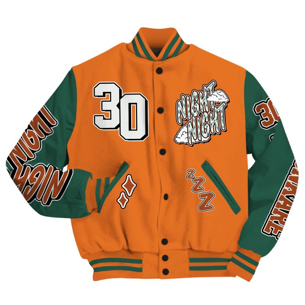 Varsity Jacket To Match Dunk Low Ceramic - Seeya Skeleton All Over Print