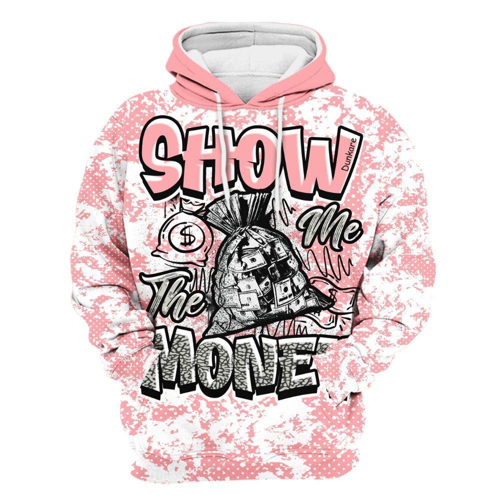 Hoodie To Match Retro Wings 3s - Show Me The Money Retro All Over Print
