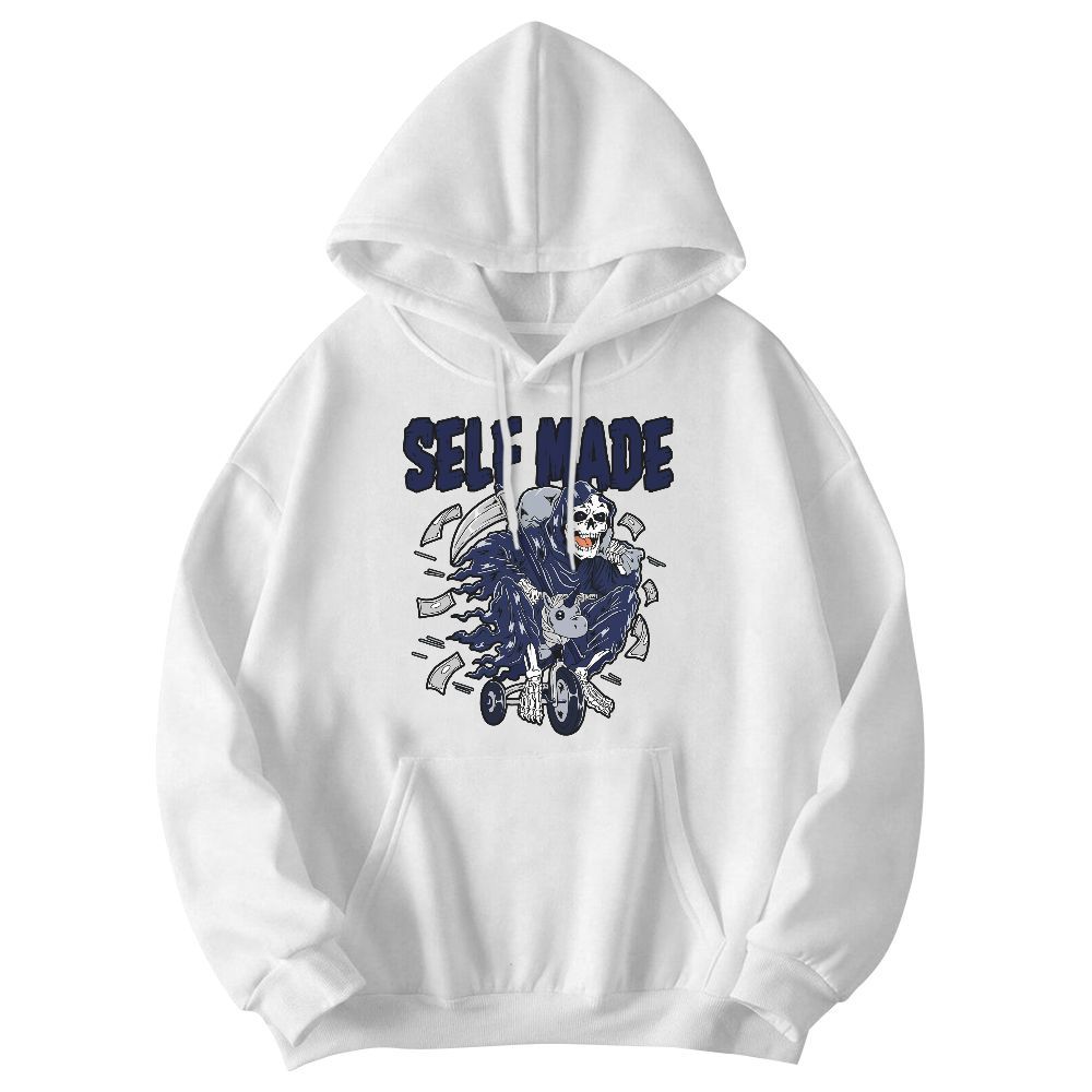 Sweatshirt To Match Midnight Navy 11s - Self Make Skeleton Graphic