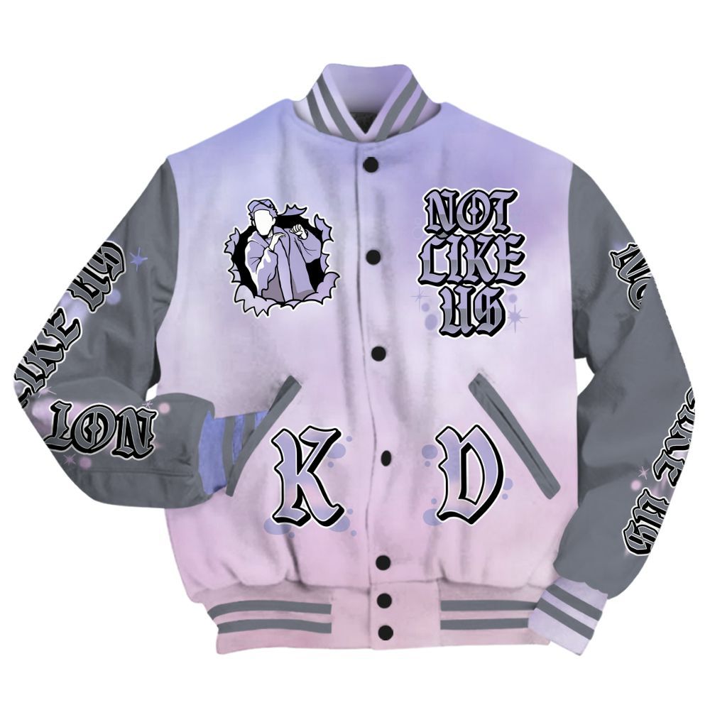 Varsity Jacket To Match Zen Master 4s - None Like Us Graphic All Over Print