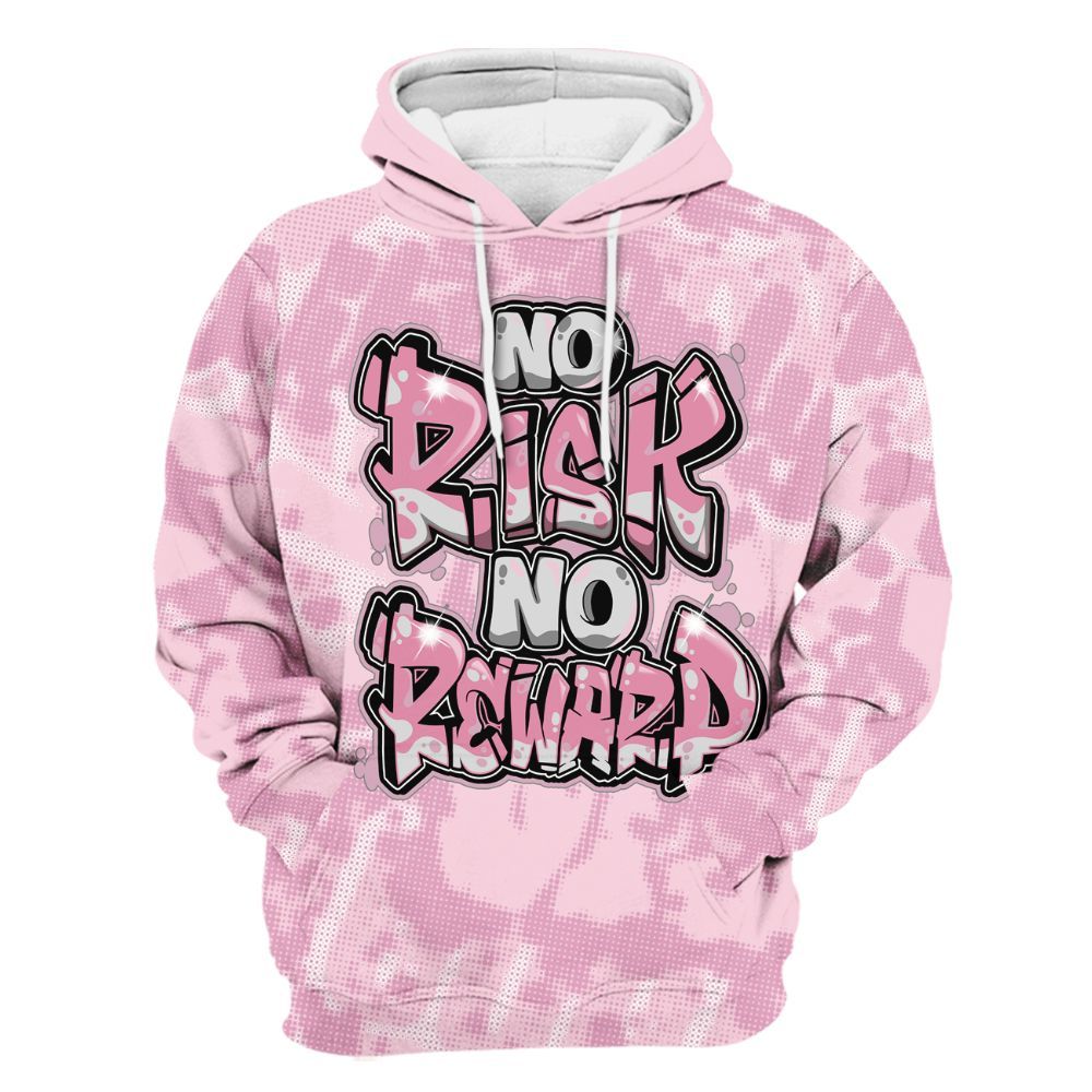 Hoodie To Match Orchid 4s - No Risks No Reward Street All Over Print