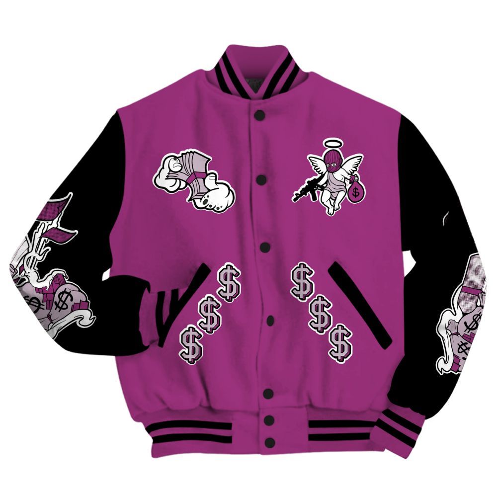Varsity Jacket To Match Air Max Sunder Gore Tex Bold Berry - Ones Move In Silence Graphic All Over Print