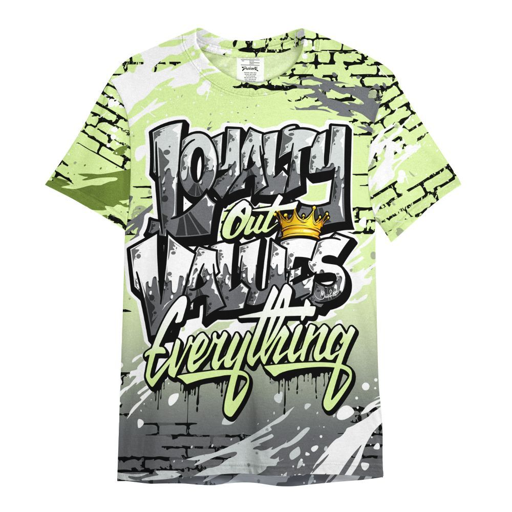 Shirt To Match Smoke Grey Volt TR 1s - Values Of Loyalty Drip All Over Print