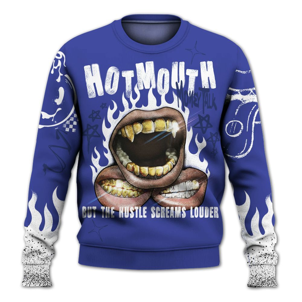 Sweatshirt To Match Shox TL Royal - Mouth Burning Street Style All Over Print