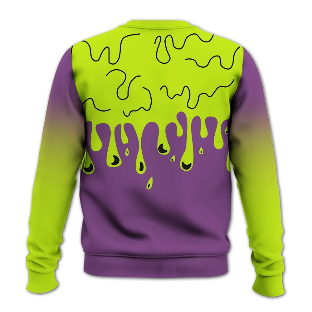 Sweatshirt To Match GS Black Barely Volt 11s - Snake Trust No One Drip All Over Print