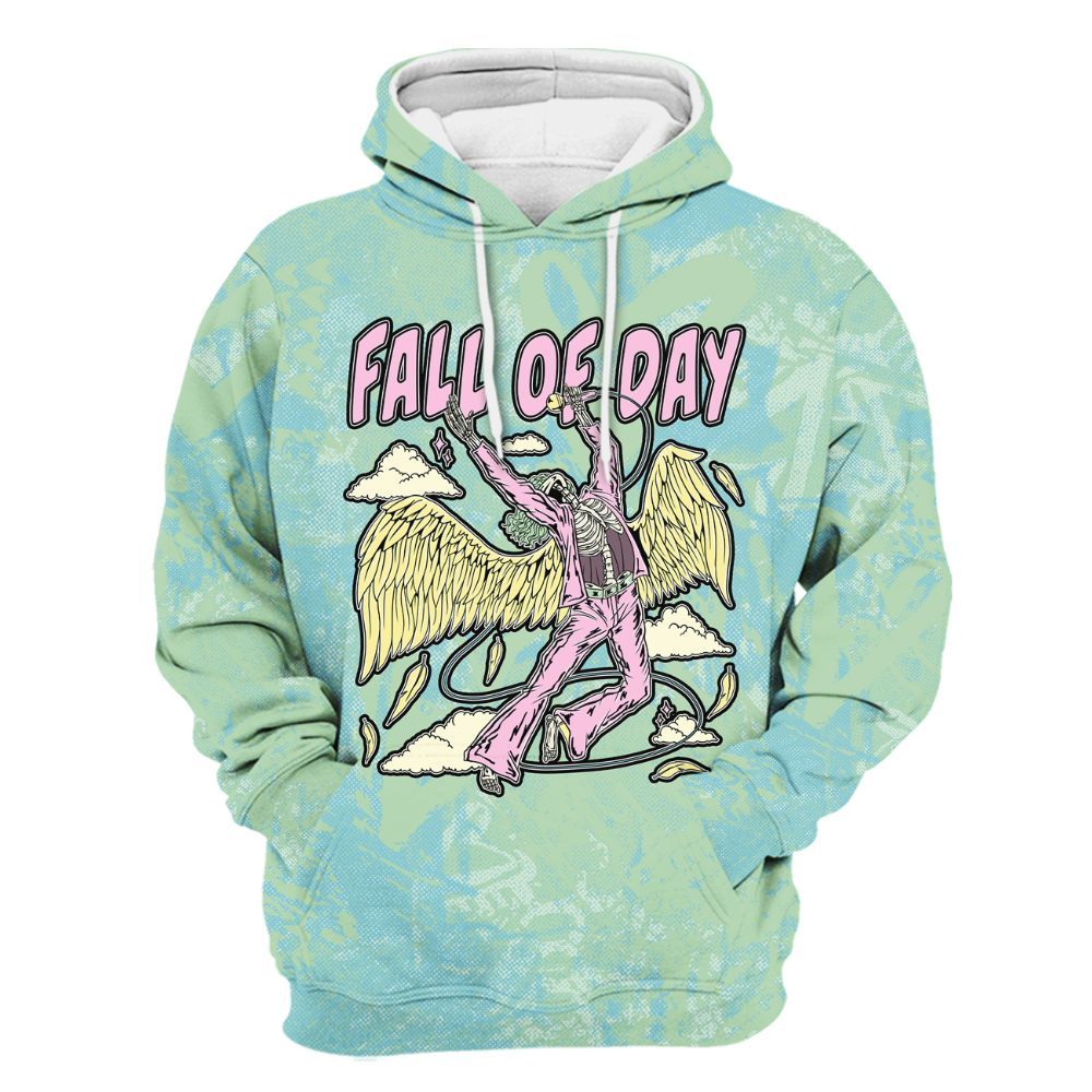 Hoodie To Match SB Dunk Low Visty - Fall Of Days Skeleton Heart All Over Print