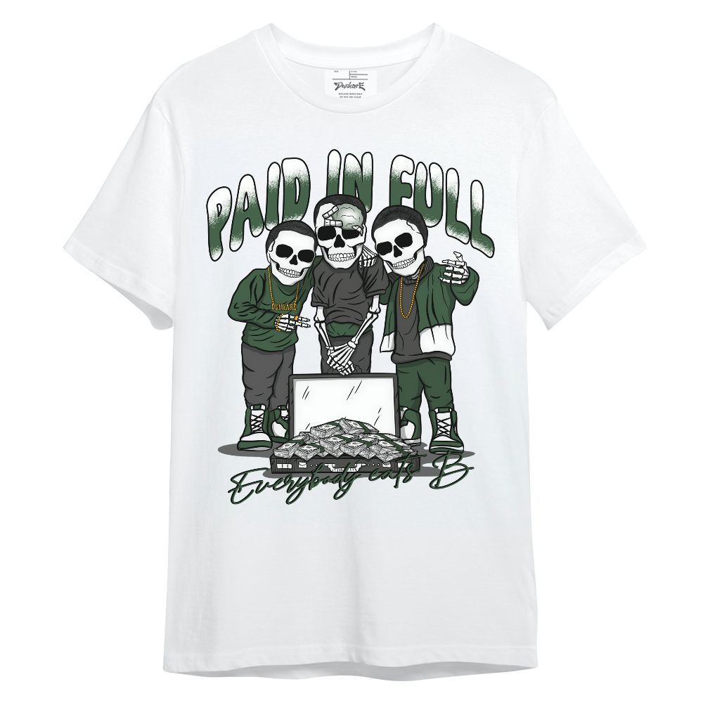 Shirt To Match Dunk Low Skateboards Black - Everybody Paid In Full Unisex Shirt