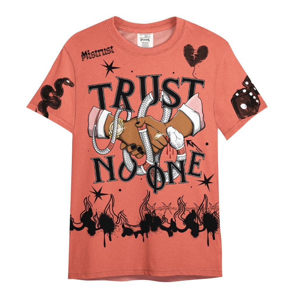 Shirt To Match Low OG PSG 1s - Trust No One Snake-Bite Doodle Crayon All Over Print