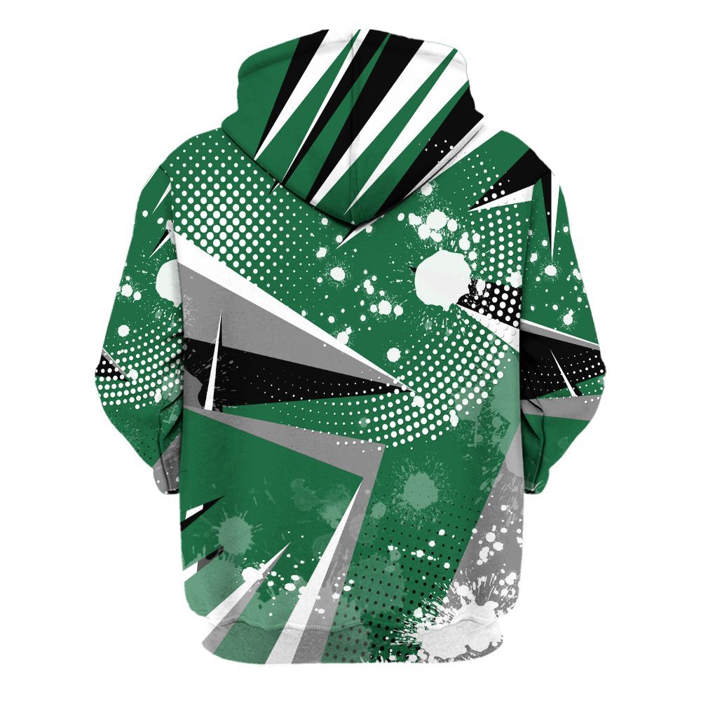 Hoodie To Match High Gorge Green 1s - Poly Trust No One Dripping All Over Print