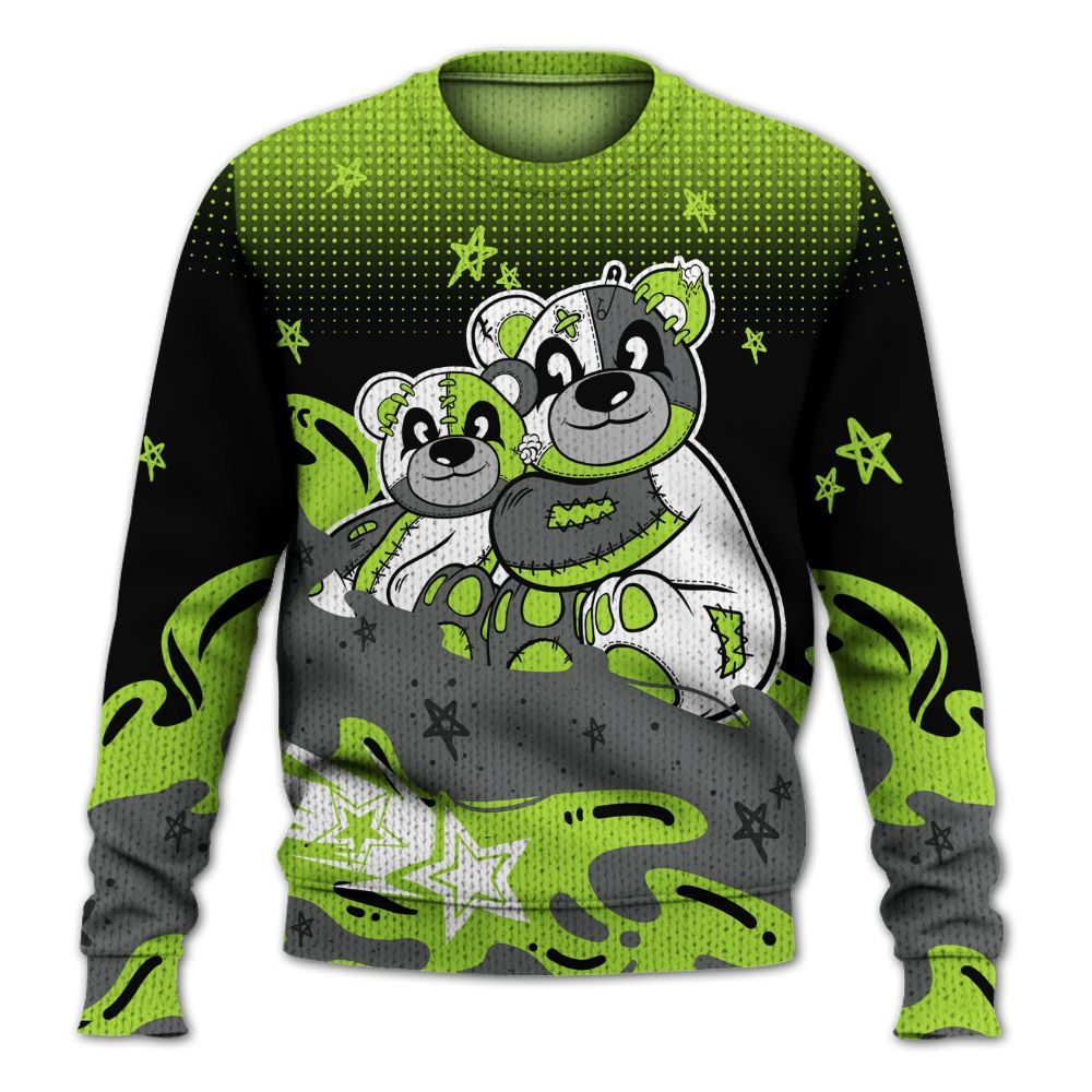 Knitted Sweater To Match Air Max 95 Neon - Sincere Fondness Bear Stars