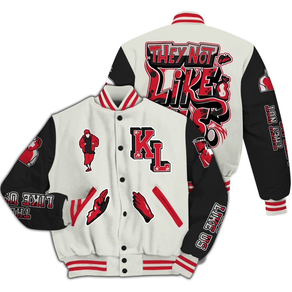 Varsity Jacket To Match Flight Club 4s - Dislike Us Graphic All Over Print