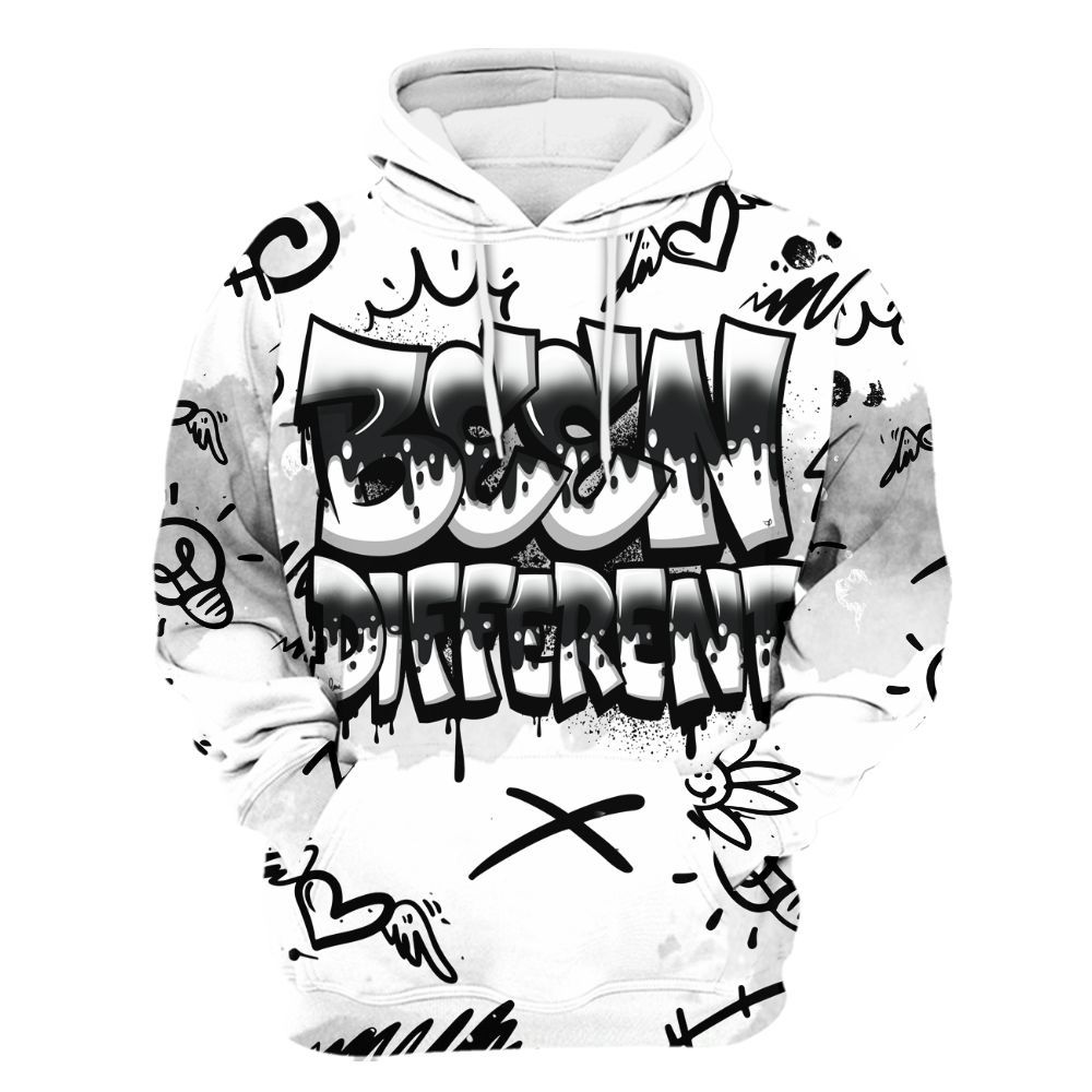 Hoodie To Match Low 85 Metallic Black 1s - Drip Been Di2ferent All Over Print