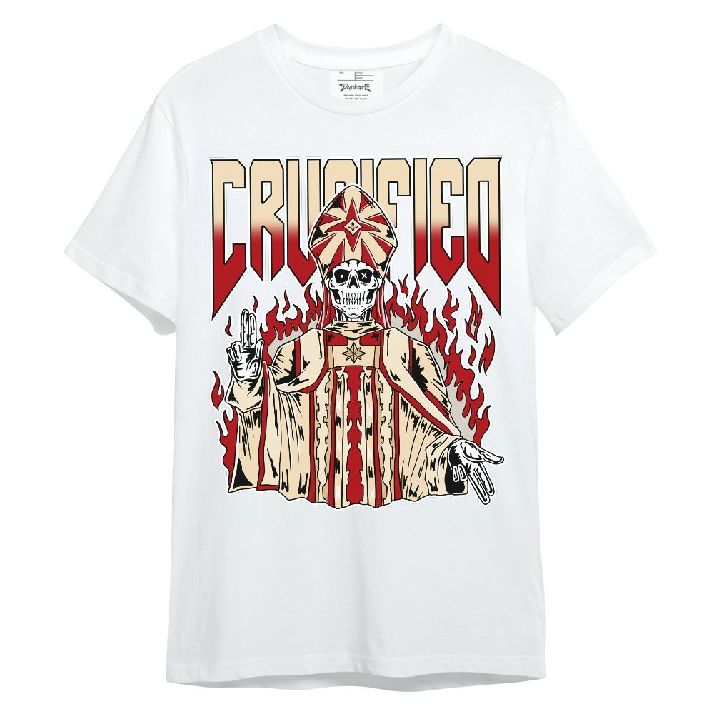Shirt To Match Dunk Low Strawberry Waffle - Crucified Skeleton Unisex Shirt