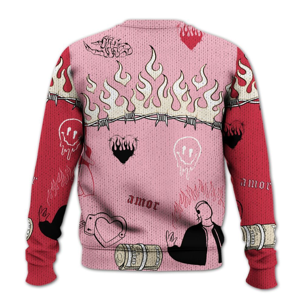 Sweater To Match Low OG Tropical Pink 1s - Snake Trust No One Graphic