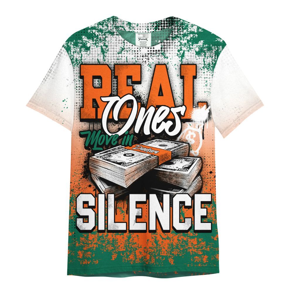 Shirt To Match SoleFly Sail Gorge Green 3s - Move In Silence Money Street Retro All Over Print