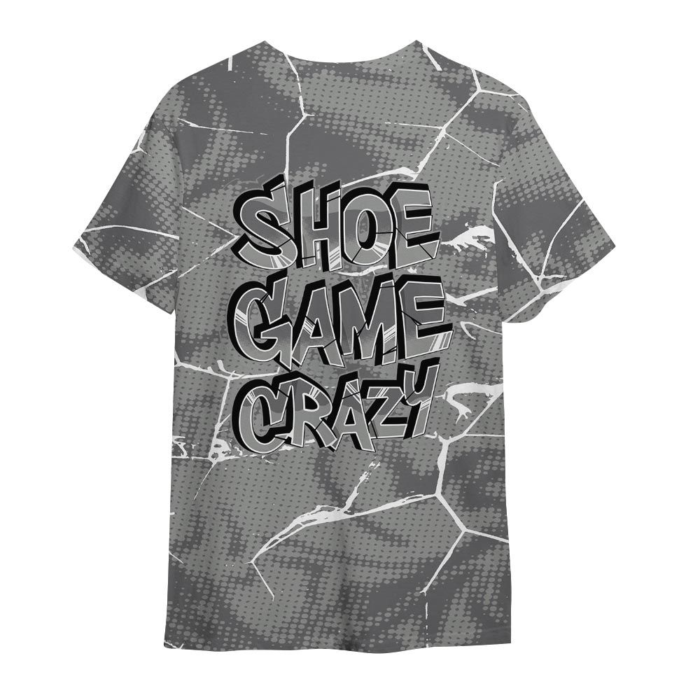 Shirt To Match Paris Cement Grey 4s - Shoe Game Crazy White Graphic Crack Shirt Unisex