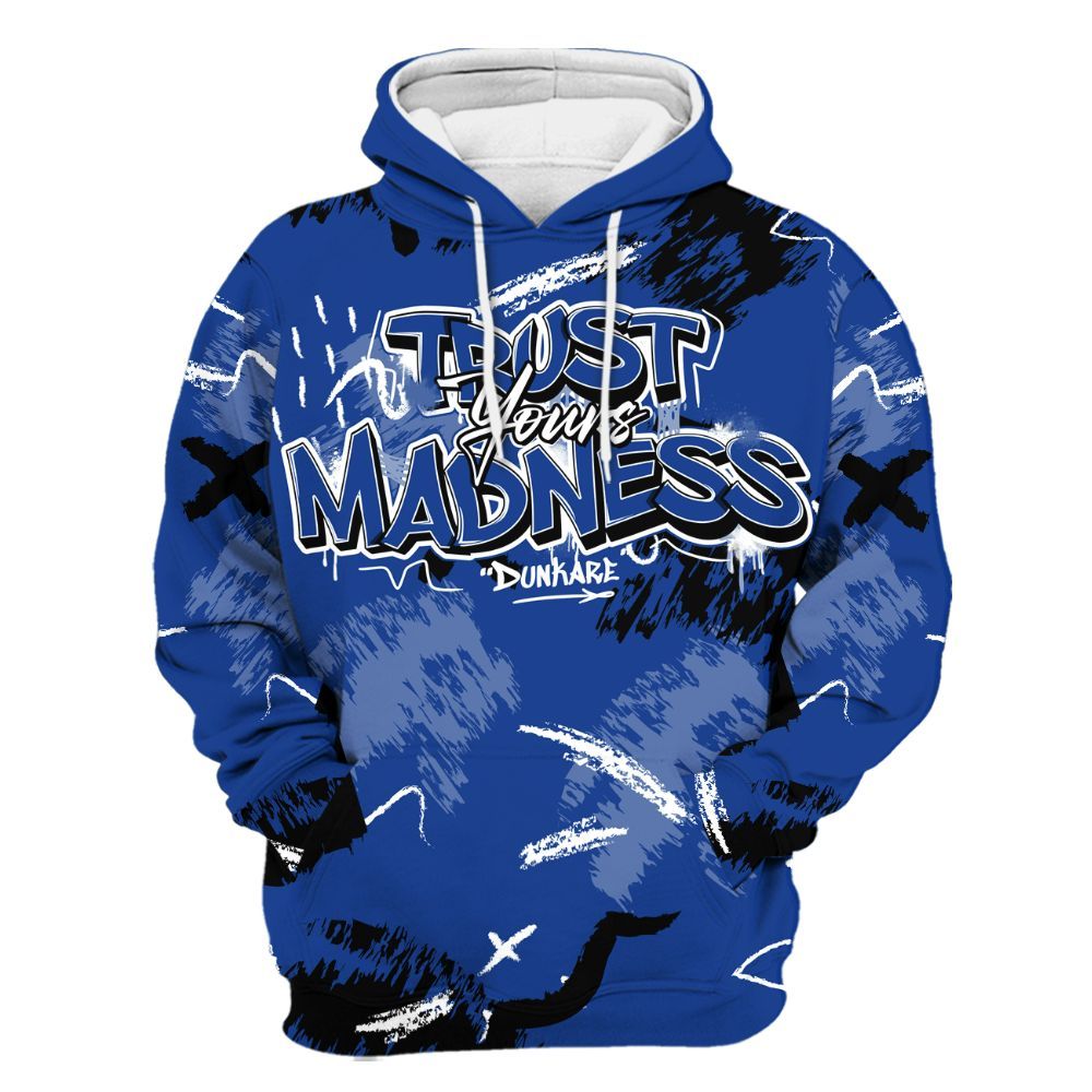 Hoodie To Match Air Foamposite One Royal - Trust Your Madness Retro All Over Print