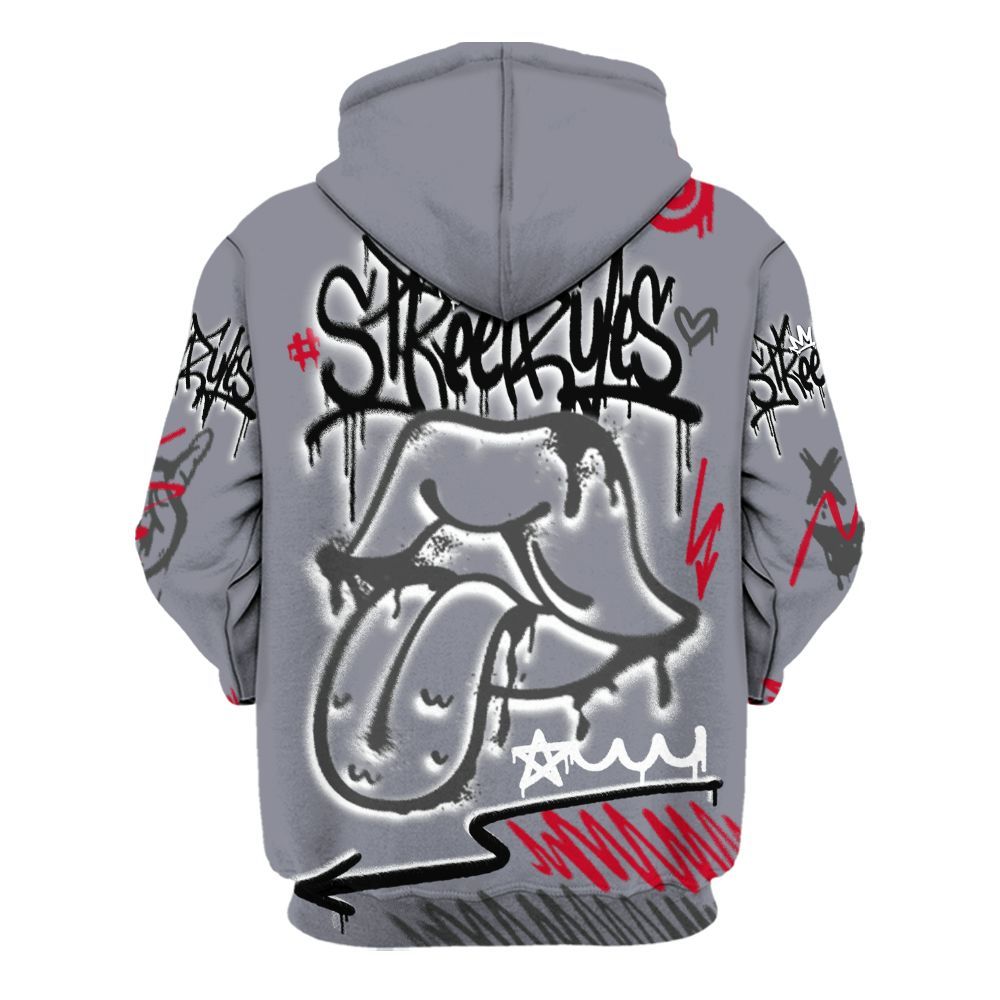 Hoodie To Match Retro Black Flint 13s - Break Rules Streetwear All Over Print