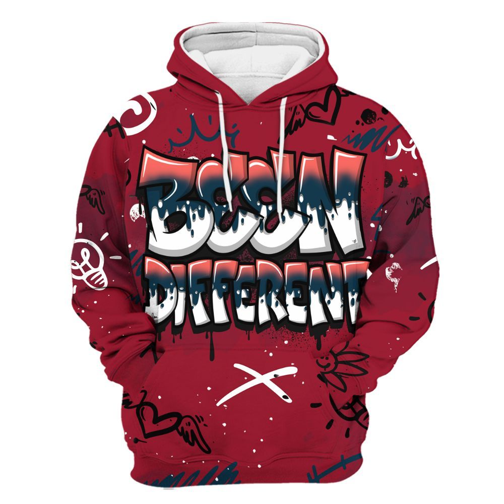 Hoodie To Match Mid Multi Color 2022 1s - Drip Been Di2ferent All Over Print