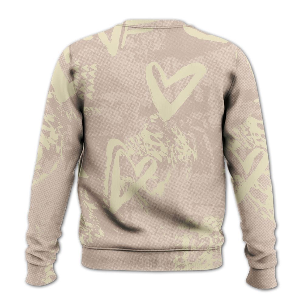 Sweatshirt To Match A Ma Maniere X Fossil Stone 4s - Skull Love All Over Print
