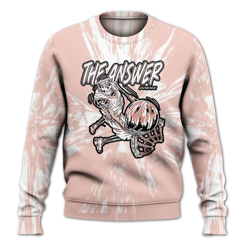 Sweatshirt To Match Low Legend Pink 11s - The Answer Skeleton Luxury All Over Print