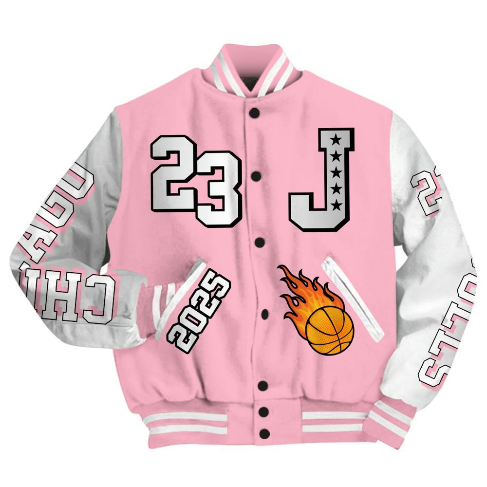 Varsity Jacket To Match Retro 35th Anniversary 5s - Chicago 23 Basketball All Over Print
