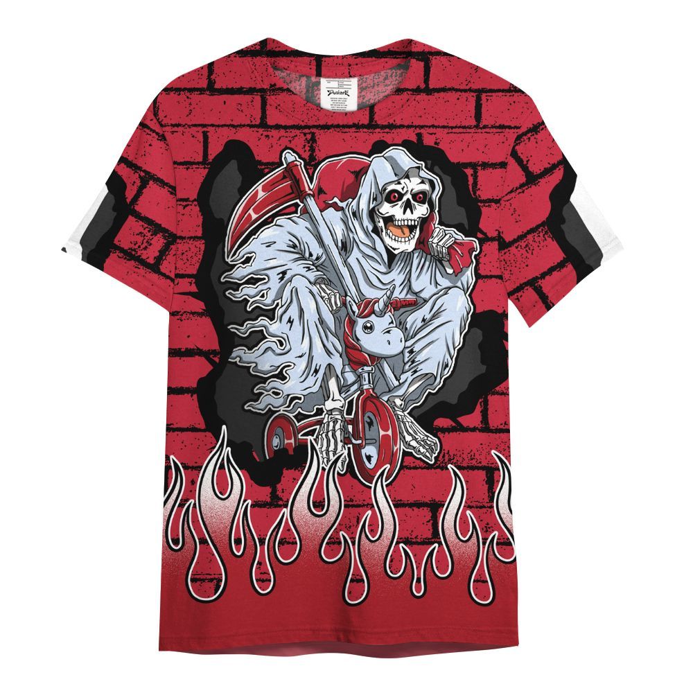 Shirt To Match Toro Bravo 6s - Self Make Skeleton Crashed All Over Print