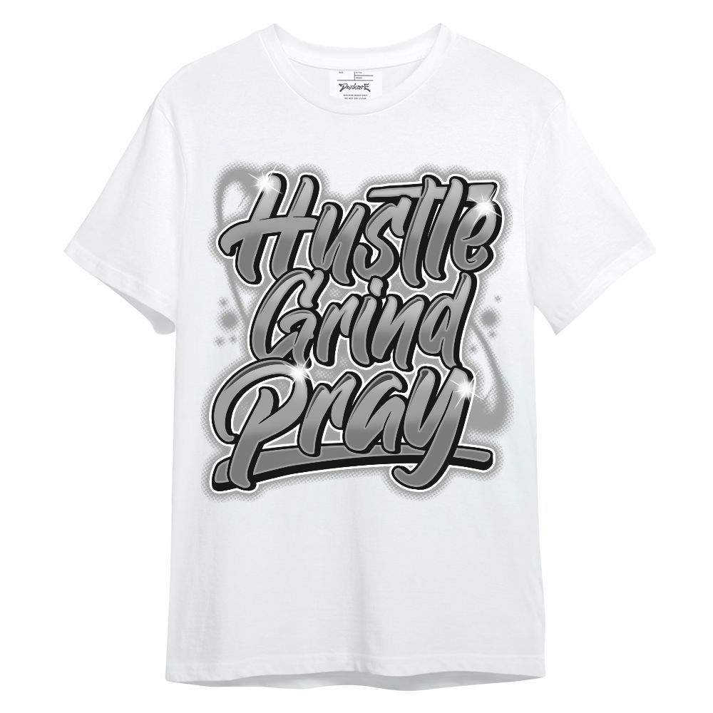 Shirt To Match Black Wolf Grey 12s - Hustles And Prayer Graphic Unisex Shirt