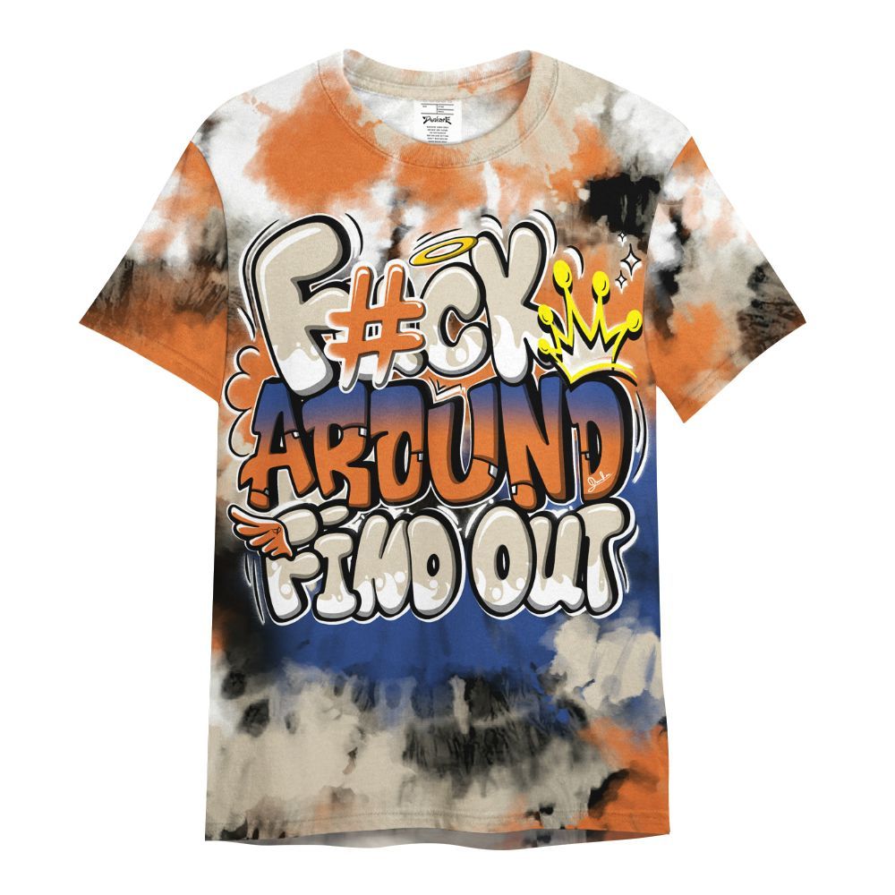Shirt To Match Air Max 90 Rattan Birch - Tie Dye FK Around Find Out All Over Print