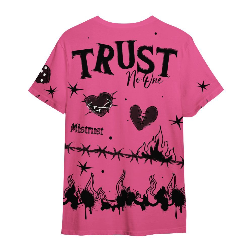 Shirt To Match Air Max SNDR Hyper Pink - Trust No One Snake-Bite Doodle Crayon All Over Print