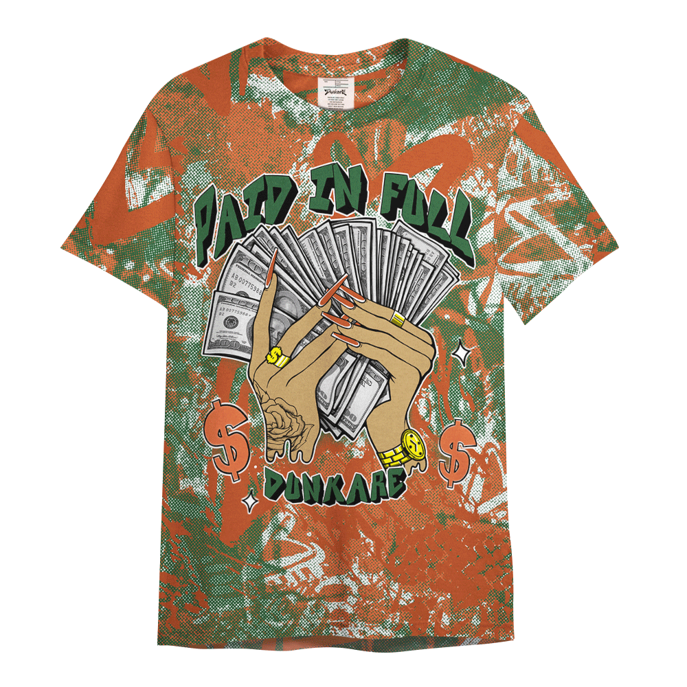 Shirt To Match Low Miami 5s - Paid In Full Unique Heart Grunge Shirt Unisex